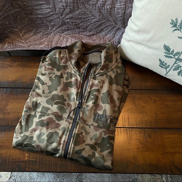 American Eagle Camouflage Track Jacket - Picture 1 of 6